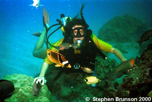 Our favorite dive site was Hanama Bay, on the island of Oahu, Hawaii. We captured some of our best underwater images together in that protected bay. 